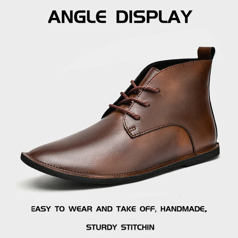 2023 Fashion Autumn New Pointed Chelsea Boots High Quality Men's Lace Up Comfortable and Breathable Business Casual Short Boots
2023 Fashion Autumn New Pointed Chelsea Boots High Quality Men's Lace Up Comfortable and Breathable Business Casual Short Boots