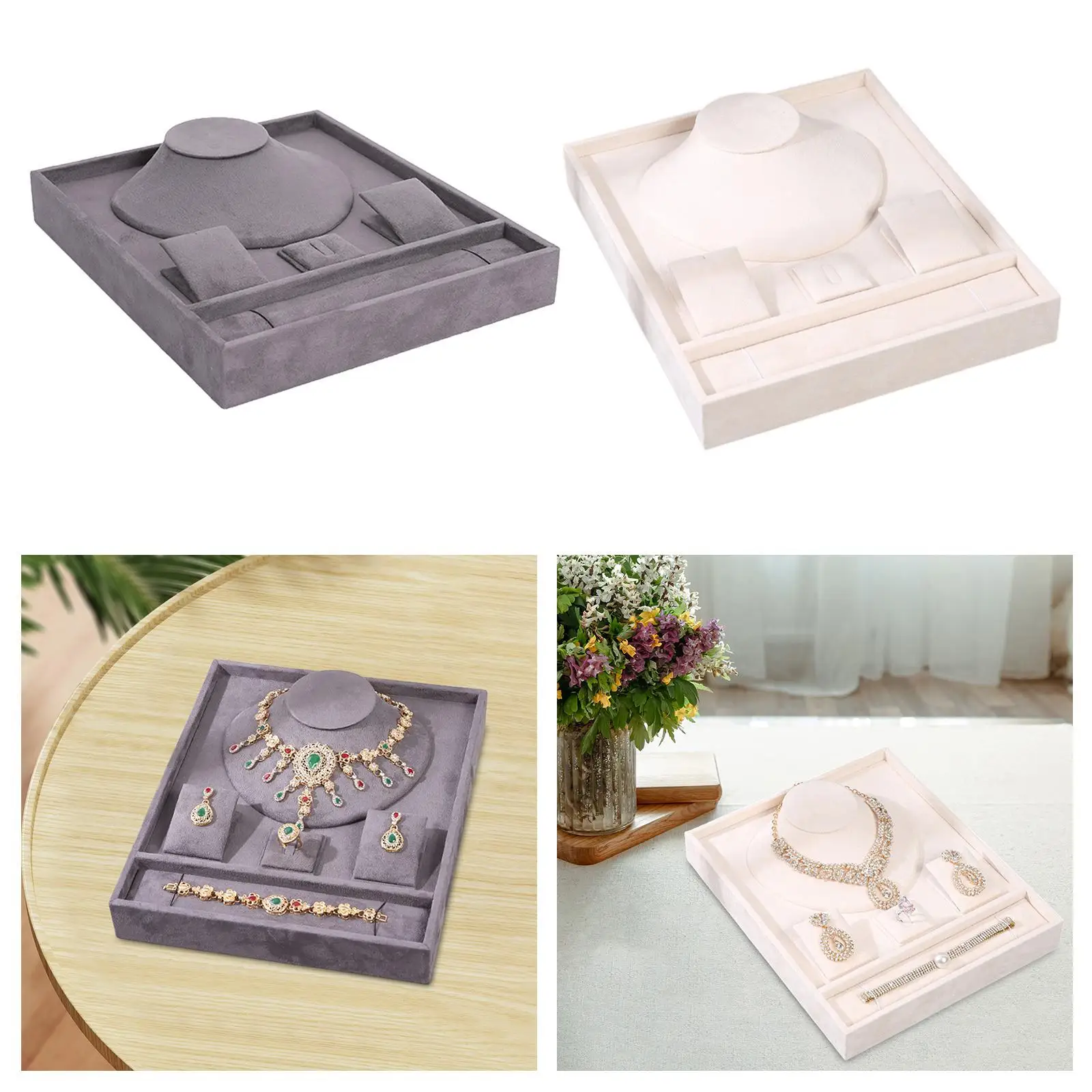 Jewelry Tray Jewelry Display for Necklace Rings Bracelet Earrings Jewelry Holder for Home Use Shop Gallery Vendors Selling
Jewelry Tray Jewelry Display for Necklace Rings Bracelet Earrings Jewelry Holder for Home Use Shop Gallery Vendors Selling
