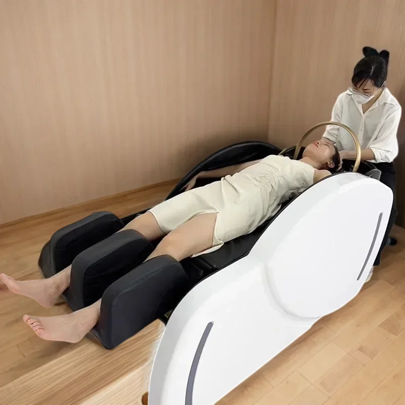 Barber Wash Chairs Living Room Japanese Spa Hair Water Jet Interior Bed Washbasins Spa Capilar Japones Women's Beauty Salon
Barber Wash Chairs Living Room Japanese Spa Hair Water Jet Interior Bed Washbasins Spa Capilar Japones Women's Beauty Salon