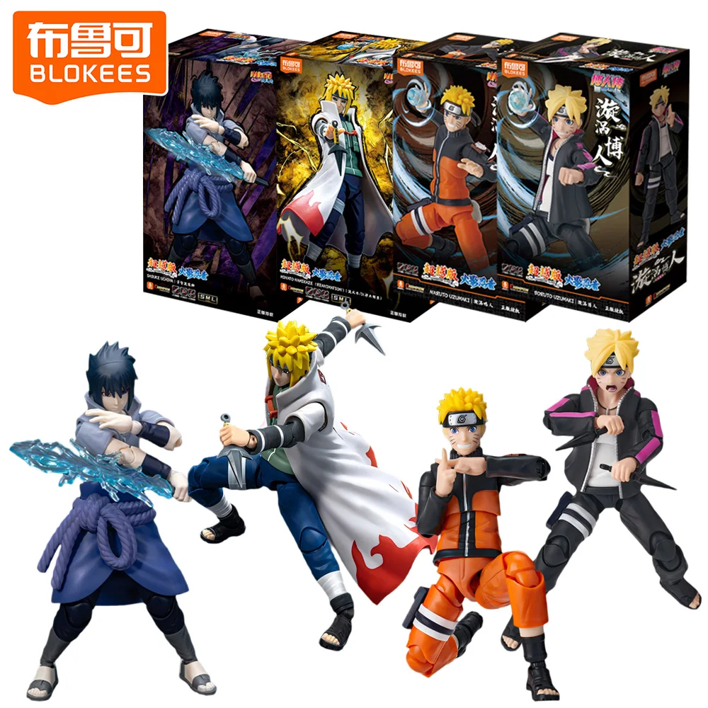 Фигурки Blokees Наруто: Учиха Саске, Намикадзе Минато, Узумаки Боруто – Аниме-персонажи, настольные украшения, подарки-сюрпризы для детей
Фигурки Blokees Наруто: Учиха Саске, Намикадзе Минато, Узумаки Боруто – Аниме-персонажи, настольные украшения, подарки-сюрпризы для детей