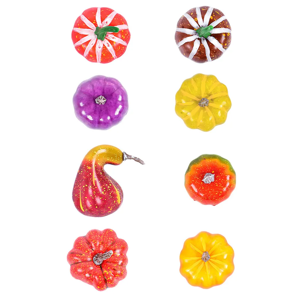 8pcs Artificial Pumpkins Foam Decorations Fall Festival Thanksgiving Fake Pumpkin Props Halloween Centerpiece Seasonal
8pcs Artificial Pumpkins Foam Decorations Fall Festival Thanksgiving Fake Pumpkin Props Halloween Centerpiece Seasonal