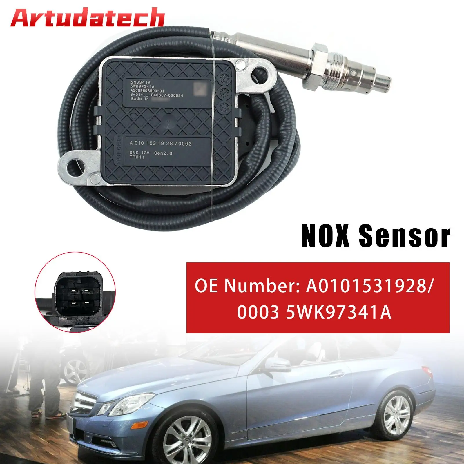 Artudatech Diesel Inlet Nitrogen Oxide Sensor A0101531928 For Mercedes-Benz Detroit DD13 DD15 DD16 12V
Artudatech Diesel Inlet Nitrogen Oxide Sensor A0101531928 For Mercedes-Benz Detroit DD13 DD15 DD16 12V