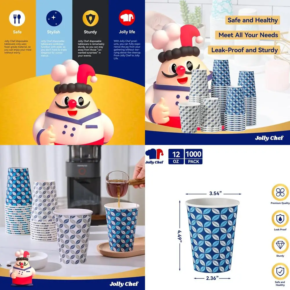 Одноразовые бумажные стаканы для кофе, 12 унций, 1000 штук, подходят для дома, офиса, кафе и использования на улице
Одноразовые бумажные стаканы для кофе, 12 унций, 1000 штук, подходят для дома, офиса, кафе и использования на улице