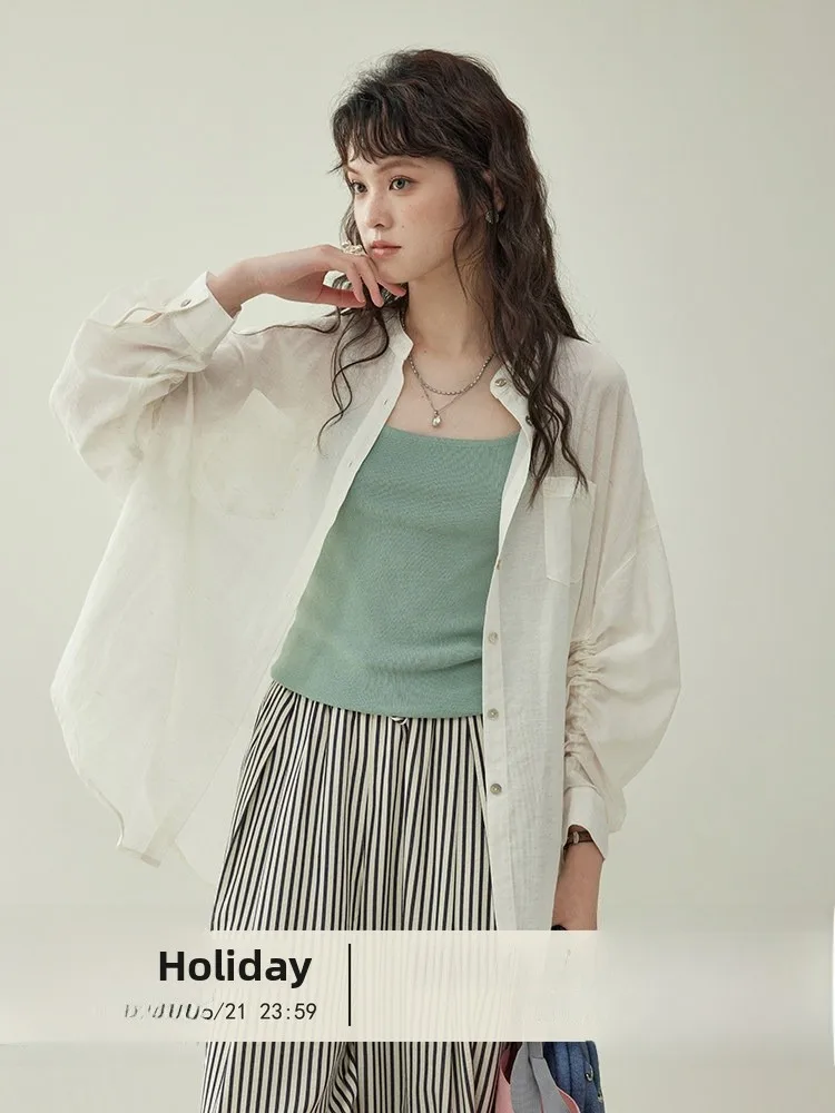 North Island AMUU Original Fashion Lightweight Shoulder-Drop Sleeve Sun Protection Shirt Women Summer Loose Gathered Long Sle...
North Island AMUU Original Fashion Lightweight Shoulder-Drop Sleeve Sun Protection Shirt Women Summer Loose Gathered Long Sle...