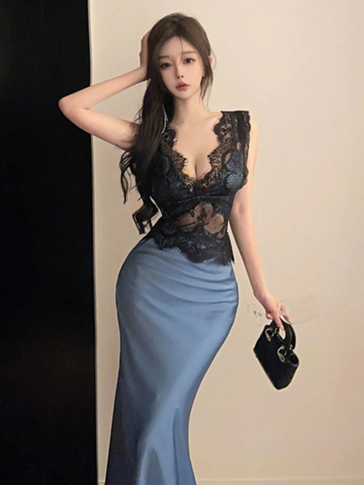 Сексуальное облегающее кружевное бальное платье с высокой талией в стиле пэчворк Dr Ele Ladylike Sle юбка средней длины с v-образным вырезом без рукавов
Сексуальное облегающее кружевное бальное платье с высокой талией в стиле пэчворк Dr Ele Ladylike Sle юбка средней длины с v-образным вырезом без рукавов