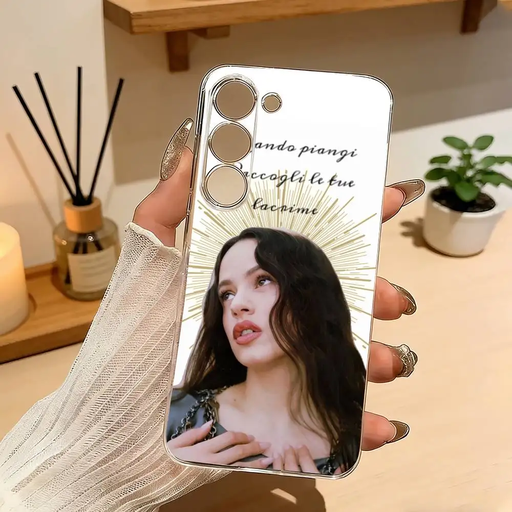 Singer R-Rosalia Spanish Phone Case For Samsung A10 A12 A31 A40 A70 Transparent Cover
Singer R-Rosalia Spanish Phone Case For Samsung A10 A12 A31 A40 A70 Transparent Cover