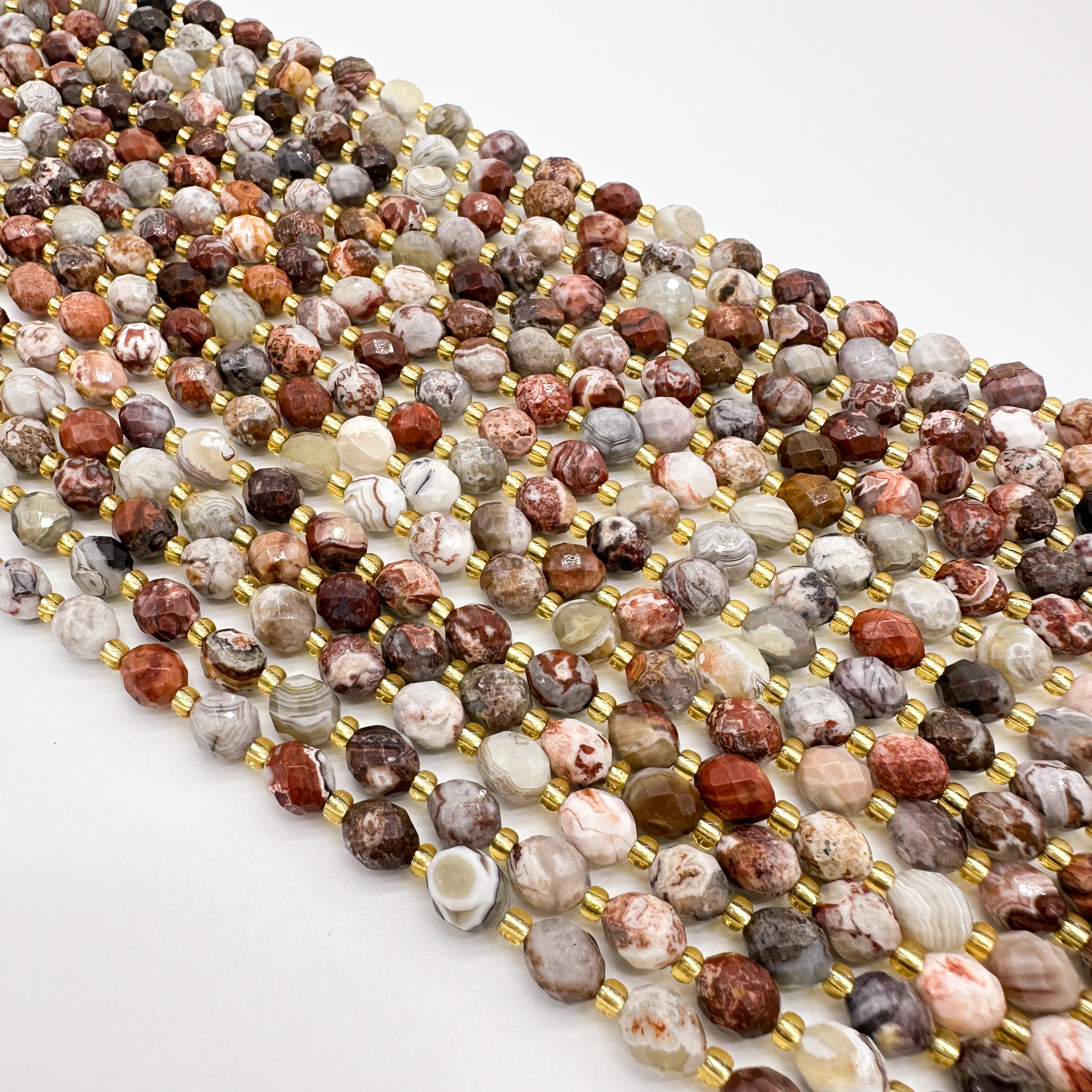 Stunning New Cut - corner Round Beads, 6mm Diameter, Made from Raw Ore, Perfect for DIY Unique Natural Stone Jewelry
Stunning New Cut - corner Round Beads, 6mm Diameter, Made from Raw Ore, Perfect for DIY Unique Natural Stone Jewelry