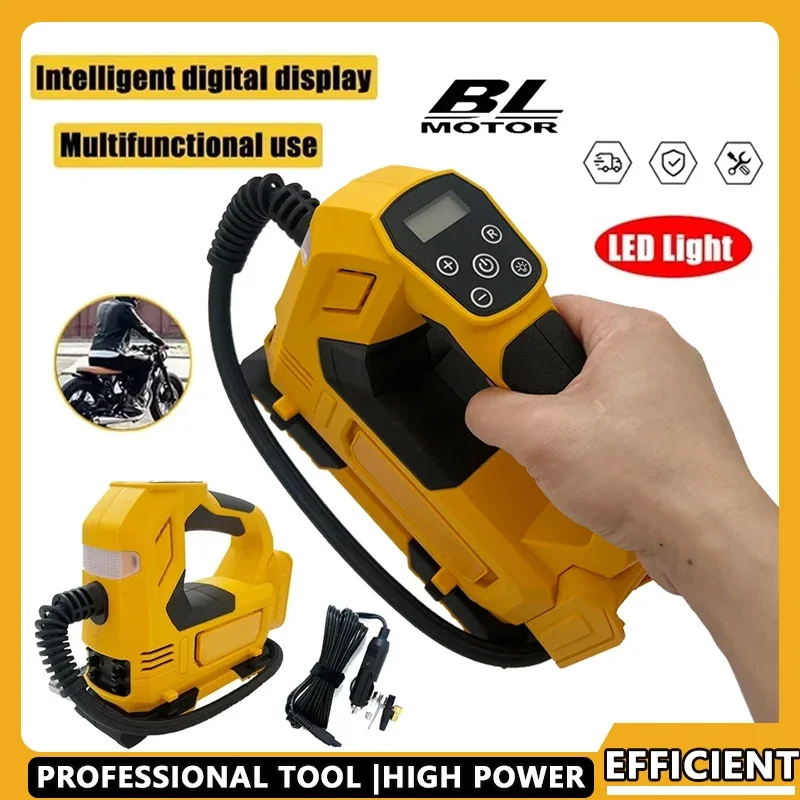 Fit DEWALT Portable Air Pump For 18V Battery Cordless Inflator Tool For Car Tyre Inflator Electric Motorcycle Pump
Fit DEWALT Portable Air Pump For 18V Battery Cordless Inflator Tool For Car Tyre Inflator Electric Motorcycle Pump