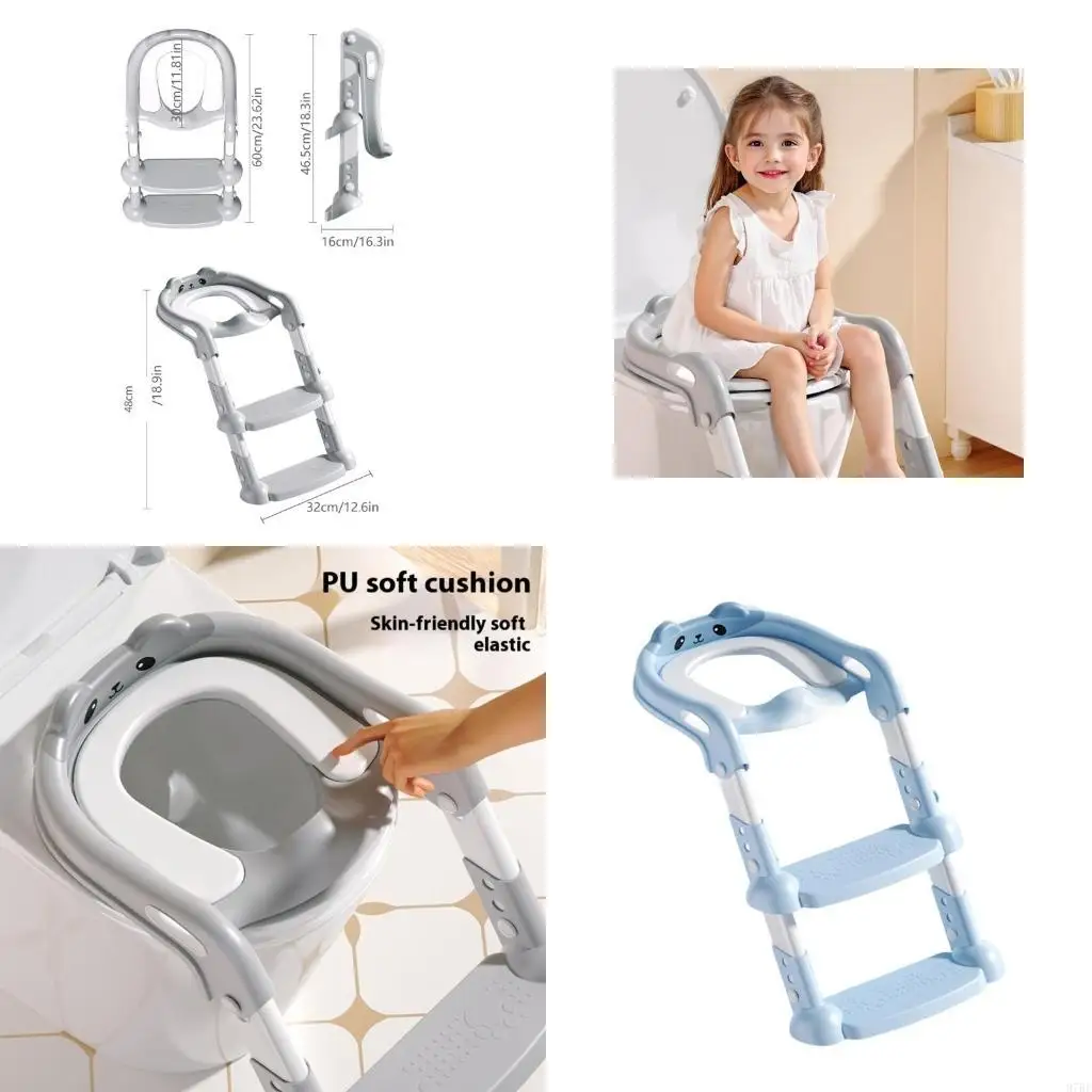 97BE Cartoon Kids Adjustable Height Toilet Trainer Step Stool Solid Base Design
97BE Cartoon Kids Adjustable Height Toilet Trainer Step Stool Solid Base Design