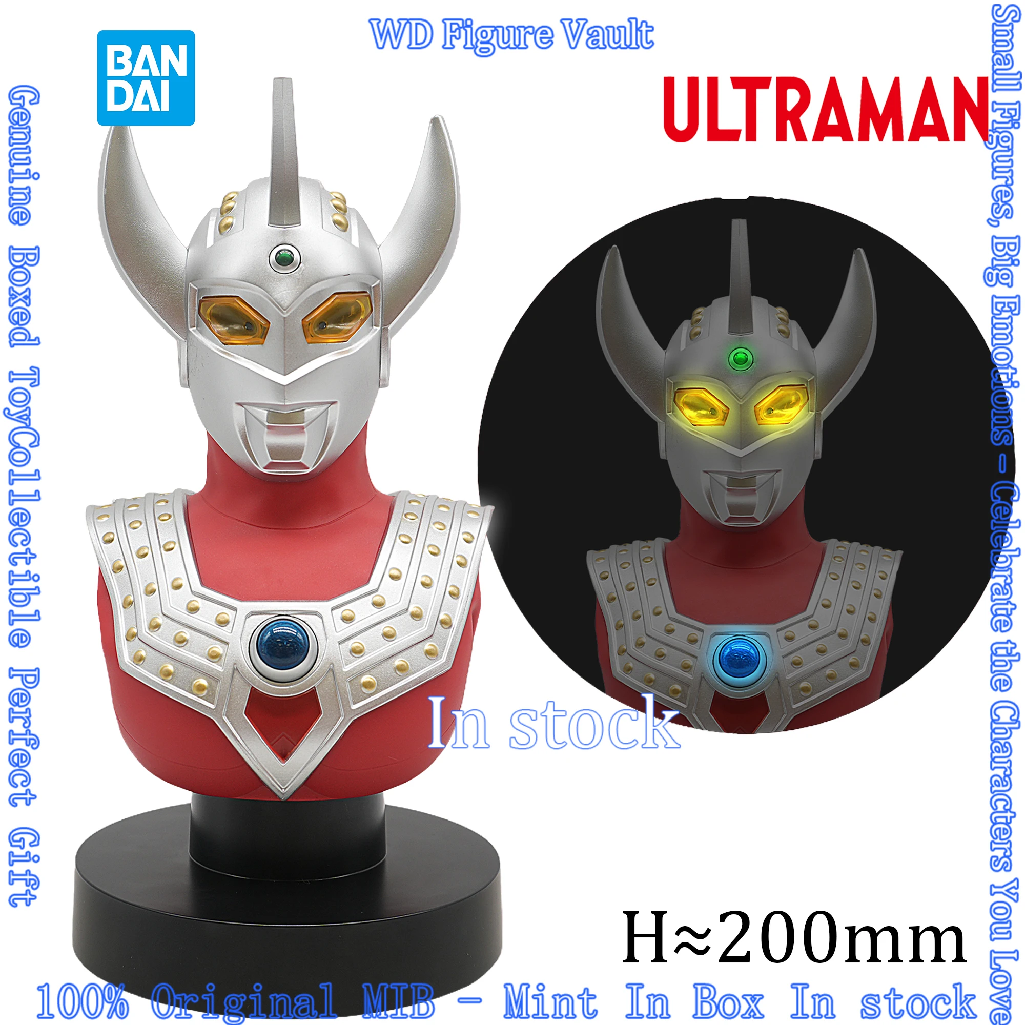 В наличии: Фигурка Bandai Ultraman Taro с подсветкой глаз и таймером изменения цвета, аниме-модель, оригинальная, в коробке, игрушка-подарок.
В наличии: Фигурка Bandai Ultraman Taro с подсветкой глаз и таймером изменения цвета, аниме-модель, оригинальная, в коробке, игрушка-подарок.