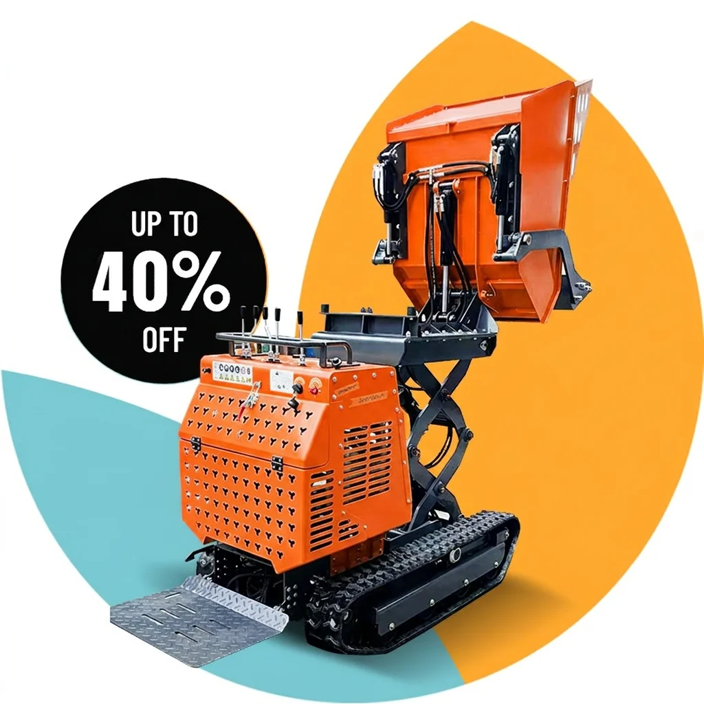 Big Discount Hydraulic dumping Large load capacity mini dumper track dumper electric mini dumper truck crawler dumper
Big Discount Hydraulic dumping Large load capacity mini dumper track dumper electric mini dumper truck crawler dumper