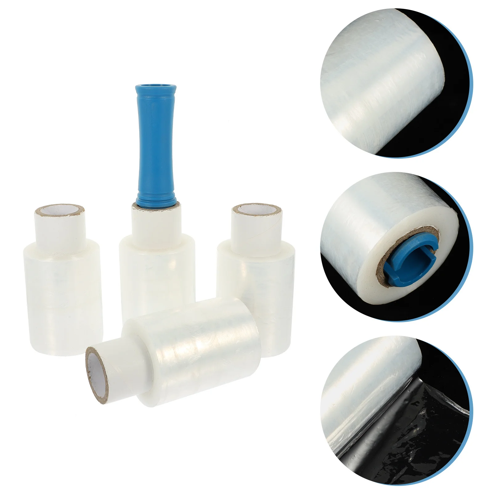 1Set Transparent Wrapping Film Shrink Wrap Roll Handheld Stretch Wrap for Industrial Supplies Cable Hose Hardware Sealing Strong
1Set Transparent Wrapping Film Shrink Wrap Roll Handheld Stretch Wrap for Industrial Supplies Cable Hose Hardware Sealing Strong