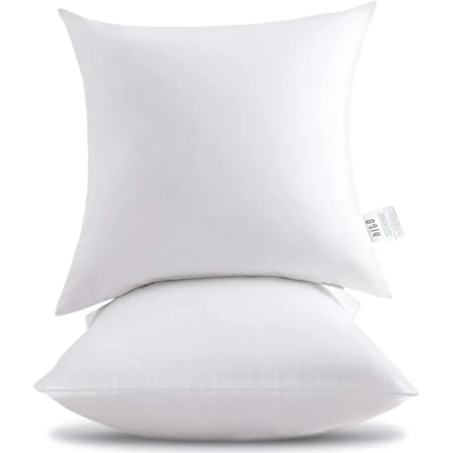 Pillow serts Set - Down Alternative 100% Cotton Cover Decorative Square Throw Pillows White for Couch Bed Sa
Pillow serts Set - Down Alternative 100% Cotton Cover Decorative Square Throw Pillows White for Couch Bed Sa