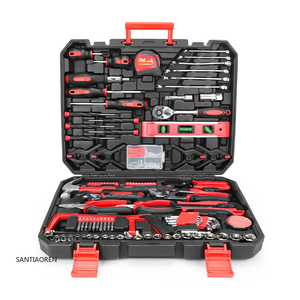 2025158 Pcs Combination Tool Kit Hand Tool Kit Auto Repair Tool Set With Plastic Case
2025158 Pcs Combination Tool Kit Hand Tool Kit Auto Repair Tool Set With Plastic Case