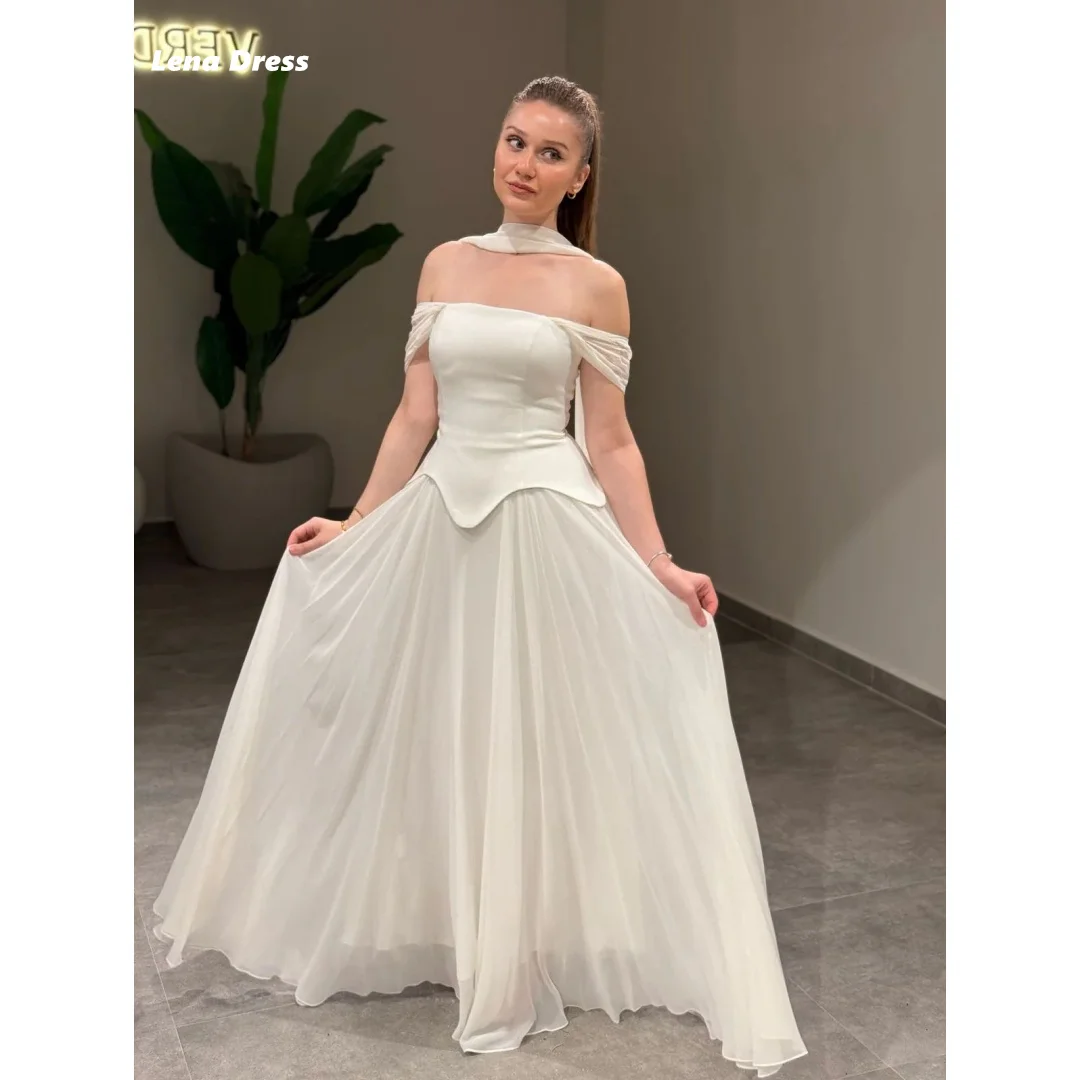 Lena Customization Роскошные платья для выпускного вечера 2025 Женское роскошное свадебное платье Шаль трапециевидной формы Robe De Cocktail Femme Evening
Lena Customization Роскошные платья для выпускного вечера 2025 Женское роскошное свадебное платье Шаль трапециевидной формы Robe De Cocktail Femme Evening