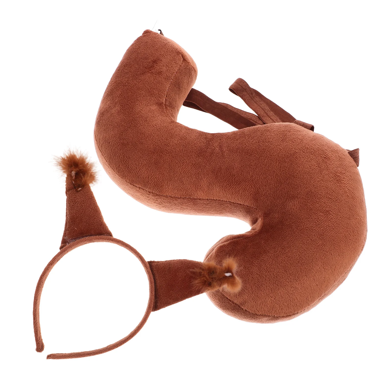 1 set Squirrel Headband Set Brown Cosplay Decor Accessory Party Photo Props Tail Photo Props Animal Costume
1 set Squirrel Headband Set Brown Cosplay Decor Accessory Party Photo Props Tail Photo Props Animal Costume