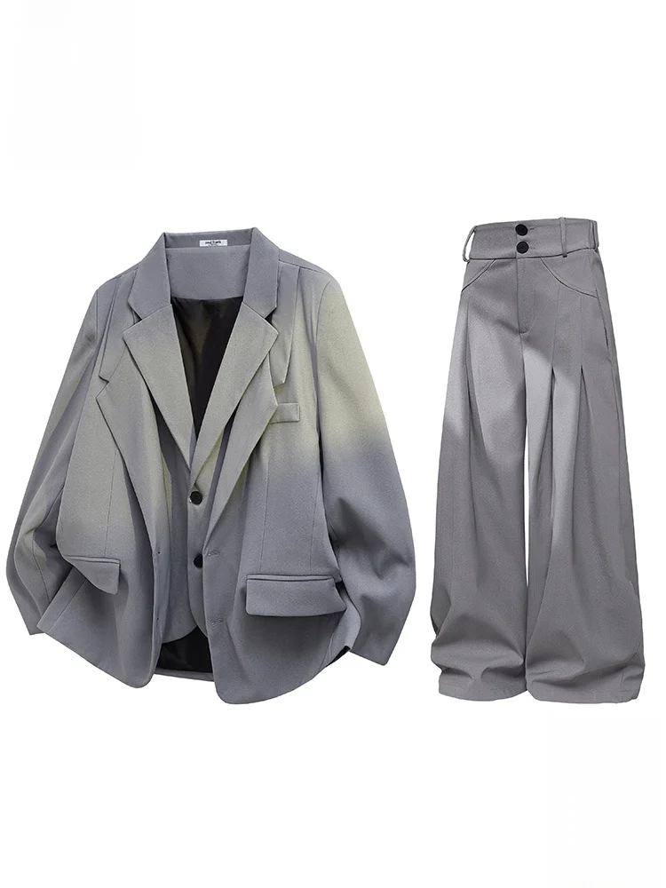 PaulFrank Monkey Large Mouth Monkey oulder Pad Suit Jaet Men's Trendy Wide Leg Pants Two Piece Set Autumn Faion Youth
PaulFrank Monkey Large Mouth Monkey oulder Pad Suit Jaet Men's Trendy Wide Leg Pants Two Piece Set Autumn Faion Youth