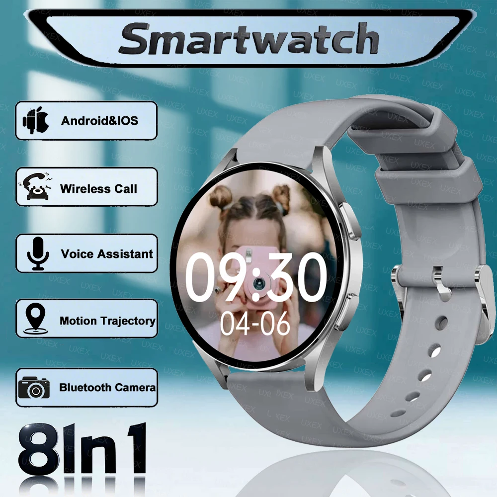 Classic 8IN1 Smartwatch Watch Men 1.32” Inch Christmas Gift Wireless Call Health Tracker Custom Photo Smart Wearable Watch 2025
Classic 8IN1 Smartwatch Watch Men 1.32” Inch Christmas Gift Wireless Call Health Tracker Custom Photo Smart Wearable Watch 2025