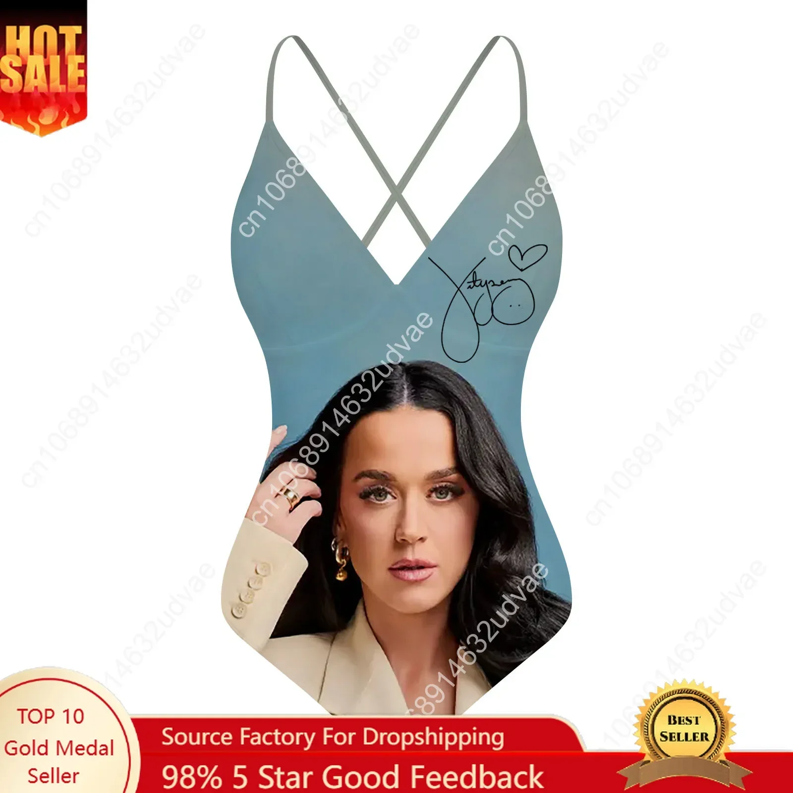 Katy Perry V-neck Halter Back Swimsuit Womens Bathing Suits Personalized Bikini Pool Party Swimwear Custom Made Beachwear
Katy Perry V-neck Halter Back Swimsuit Womens Bathing Suits Personalized Bikini Pool Party Swimwear Custom Made Beachwear