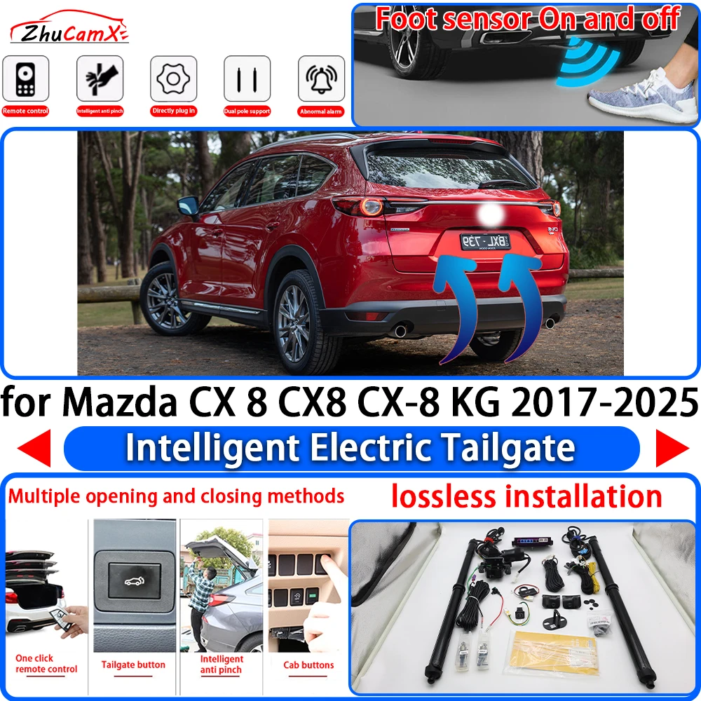 ZhuCamX for Mazda CX 8 CX8 CX-8 KG 2017-2025 OEM Power Liftgate Trunk Electric Suction Tailgate Intelligent Tail Gate Lift Strut
ZhuCamX for Mazda CX 8 CX8 CX-8 KG 2017-2025 OEM Power Liftgate Trunk Electric Suction Tailgate Intelligent Tail Gate Lift Strut
