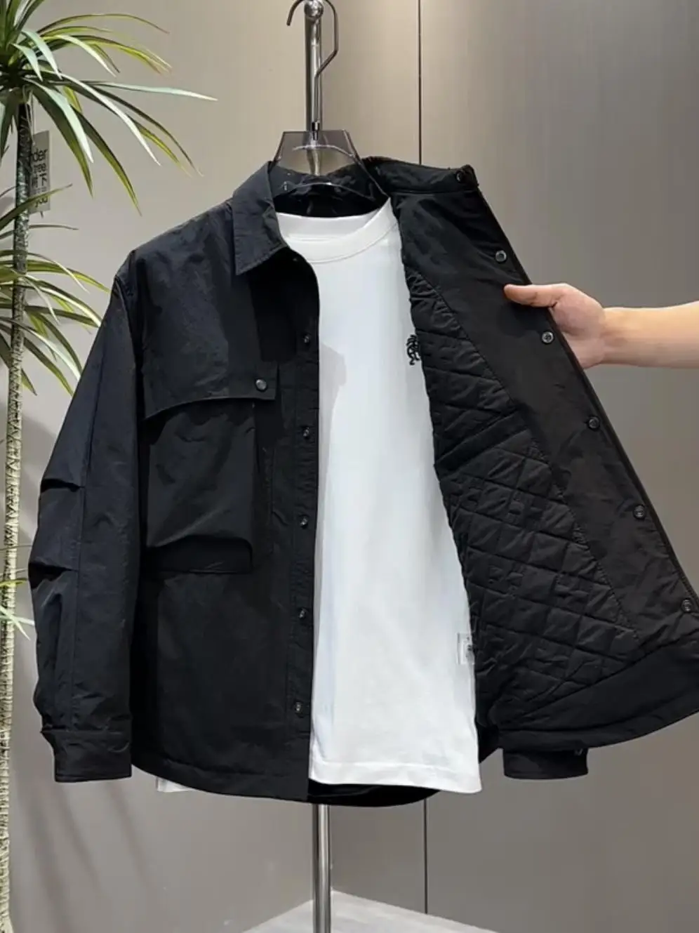 Autumn Winter Thiened Casual irt Jaet Men's Trendy Large ket Loose Versatile Warm Cotton Coat Outerwear
Autumn Winter Thiened Casual irt Jaet Men's Trendy Large ket Loose Versatile Warm Cotton Coat Outerwear