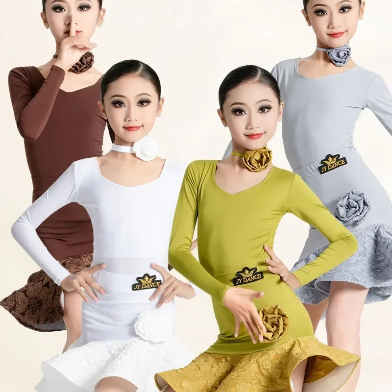 Latin dance uniform, girls' dance practice uniform, autumn and winter new large skirt, fishbone skirt, professional art competit
Latin dance uniform, girls' dance practice uniform, autumn and winter new large skirt, fishbone skirt, professional art competit