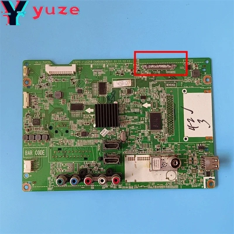 For LG TV 42CS460 42LS3400 42LS4100 42LS340T 42LS340S Main Board EAX64664903(1.0) EBT62058314 EBT62082625 Motherboard
For LG TV 42CS460 42LS3400 42LS4100 42LS340T 42LS340S Main Board EAX64664903(1.0) EBT62058314 EBT62082625 Motherboard