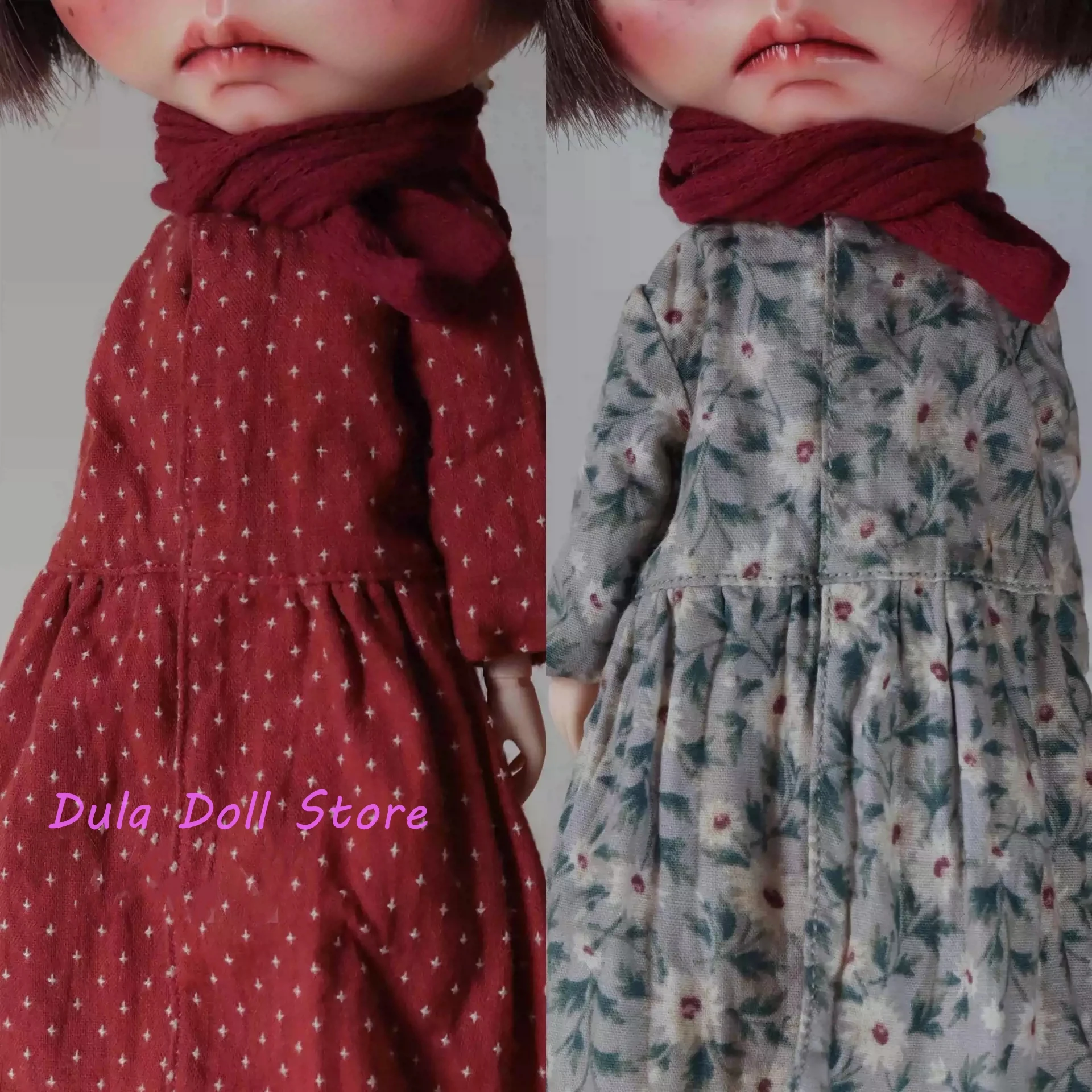 Одежда для куклы Dula, платье с небольшим цветочным рисунком, подходит к Blythe ob24 ob22 Azone Licca ICY jerfish 1/6, аксессуары для шарнирных кукол
Одежда для куклы Dula, платье с небольшим цветочным рисунком, подходит к Blythe ob24 ob22 Azone Licca ICY jerfish 1/6, аксессуары для шарнирных кукол