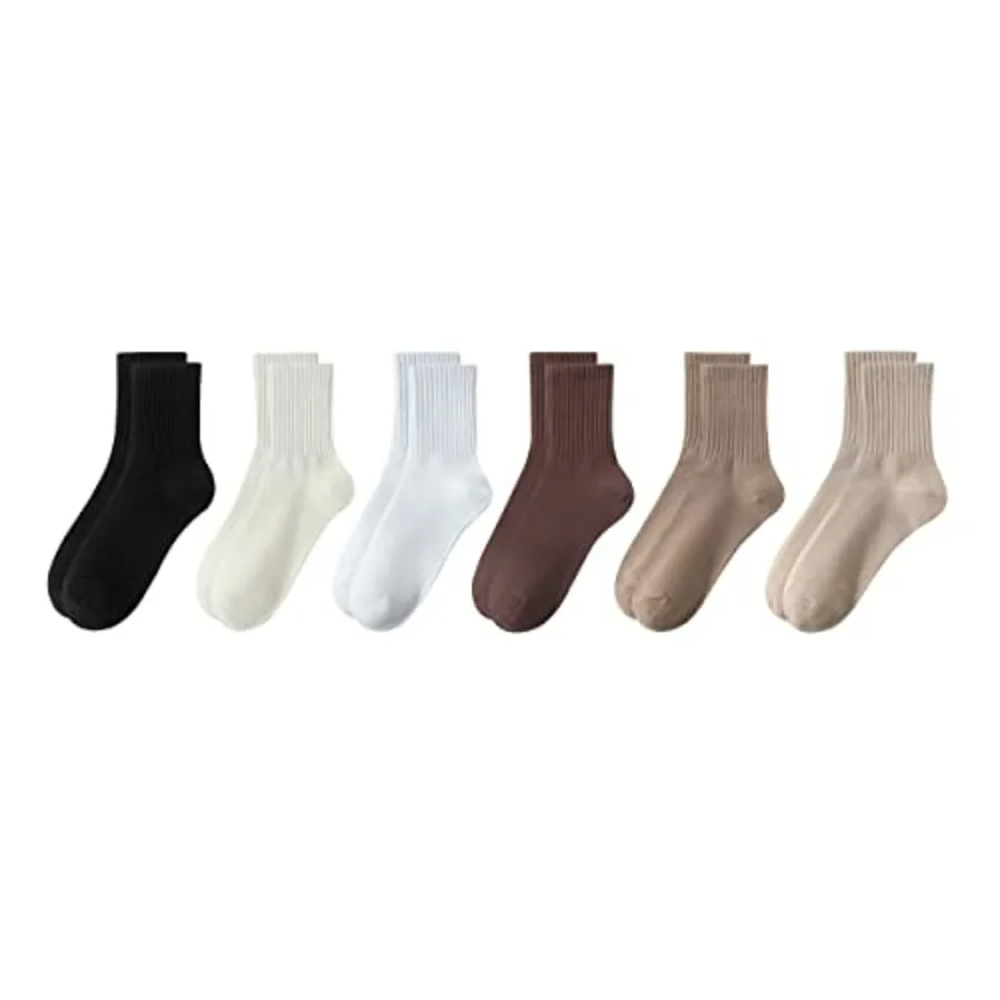 VWU Women Men Crew Socks Cotton Dress Socks Ankle Neutral Casual Gilr Boy Solid Color Crew Socks SIze 5-12
VWU Women Men Crew Socks Cotton Dress Socks Ankle Neutral Casual Gilr Boy Solid Color Crew Socks SIze 5-12