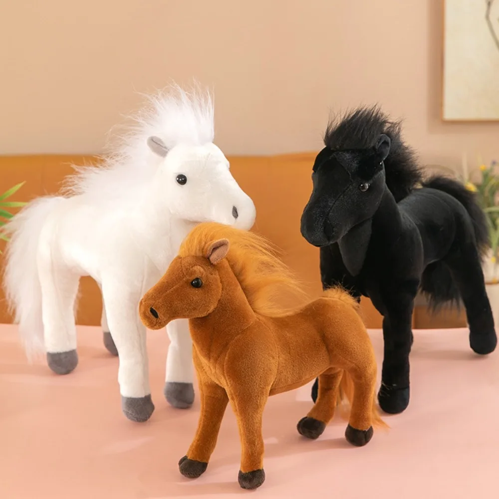 Animal Simulation Horse Plush Toy PP Cotton Stuffed Simulated Pony Doll 30cm Lovely Horned Sheep Plush Toys
Animal Simulation Horse Plush Toy PP Cotton Stuffed Simulated Pony Doll 30cm Lovely Horned Sheep Plush Toys