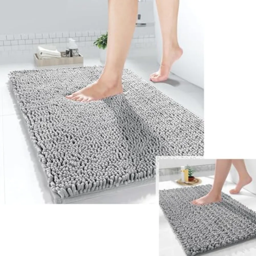 Bathroom Rug Mat, Extra Soft Absorbent Bath Rugs, Non-Slip, Bath Mats for Bathroom Floor, Water Absorbent, Machine Washable, Pl
Bathroom Rug Mat, Extra Soft Absorbent Bath Rugs, Non-Slip, Bath Mats for Bathroom Floor, Water Absorbent, Machine Washable, Pl