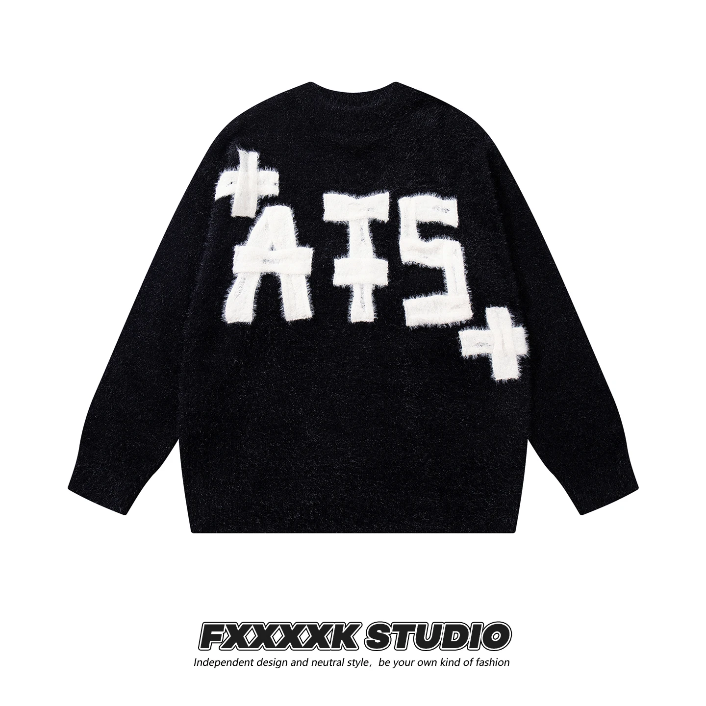 Оригинальный американский свободный вязаный свитер FXK из мягкого мохера для пар, повседневный, с длинными рукавами, на молнии, с круглым вырезом, без рукавов
Оригинальный американский свободный вязаный свитер FXK из мягкого мохера для пар, повседневный, с длинными рукавами, на молнии, с круглым вырезом, без рукавов