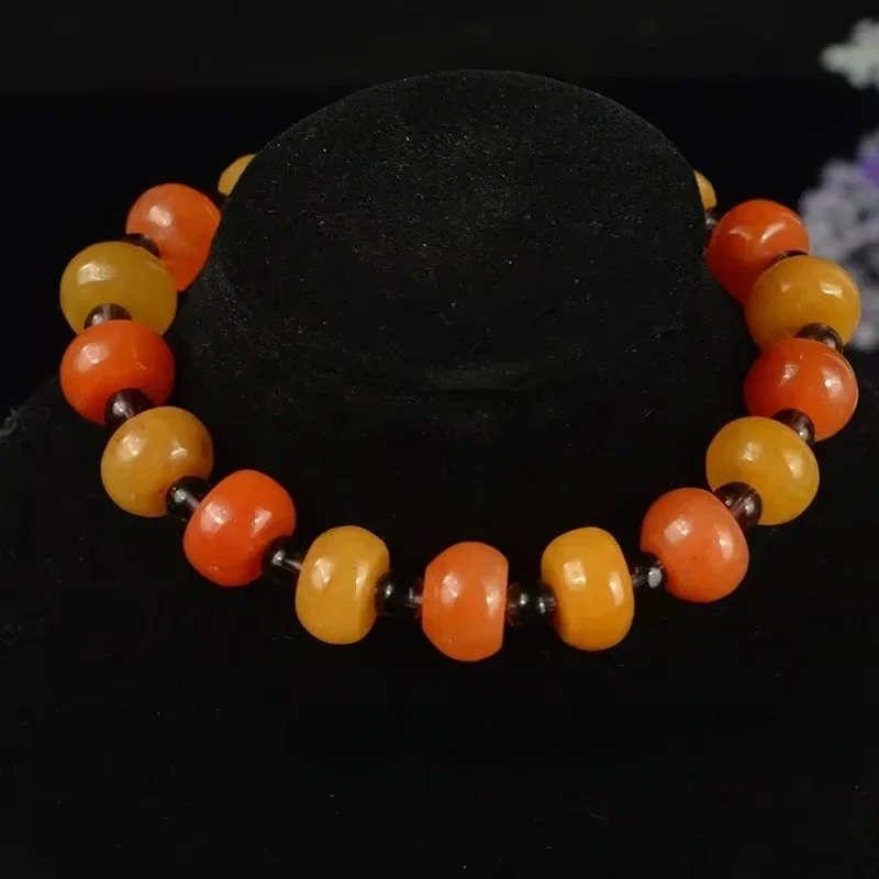 New Jewelry Jade Hand String Beaded Bracelet Natural Solid Color Gold Silk Jade Trumpet Abacus Bead Garnet Bracelet
New Jewelry Jade Hand String Beaded Bracelet Natural Solid Color Gold Silk Jade Trumpet Abacus Bead Garnet Bracelet