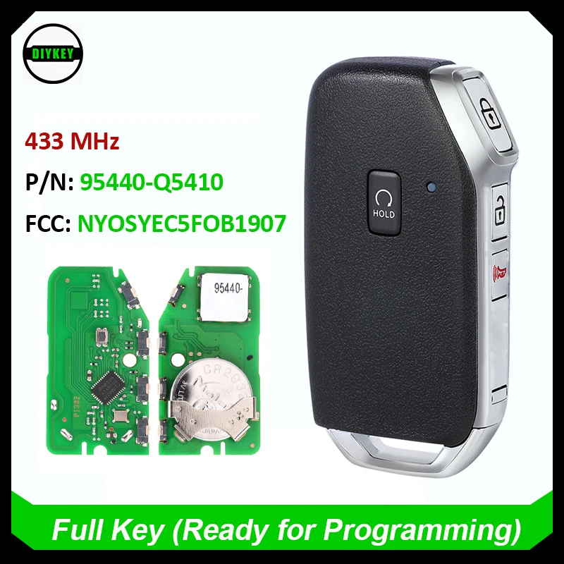 DIYKEY 95440-Q5410/95440 Q5410 Keyless Go для Kia Seltos 2022 Smart Remote Key Fob 433 МГц 6A Чип FCC ID: NYOSYEC5FOB1907
DIYKEY 95440-Q5410/95440 Q5410 Keyless Go для Kia Seltos 2022 Smart Remote Key Fob 433 МГц 6A Чип FCC ID: NYOSYEC5FOB1907