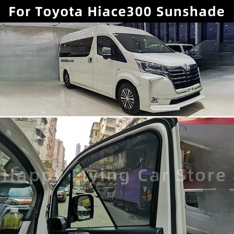 Suitable for TOYOTA HIACE H300 2019-2025 car window sunshade,front and side door sun baffle,mesh curtain
Suitable for TOYOTA HIACE H300 2019-2025 car window sunshade,front and side door sun baffle,mesh curtain