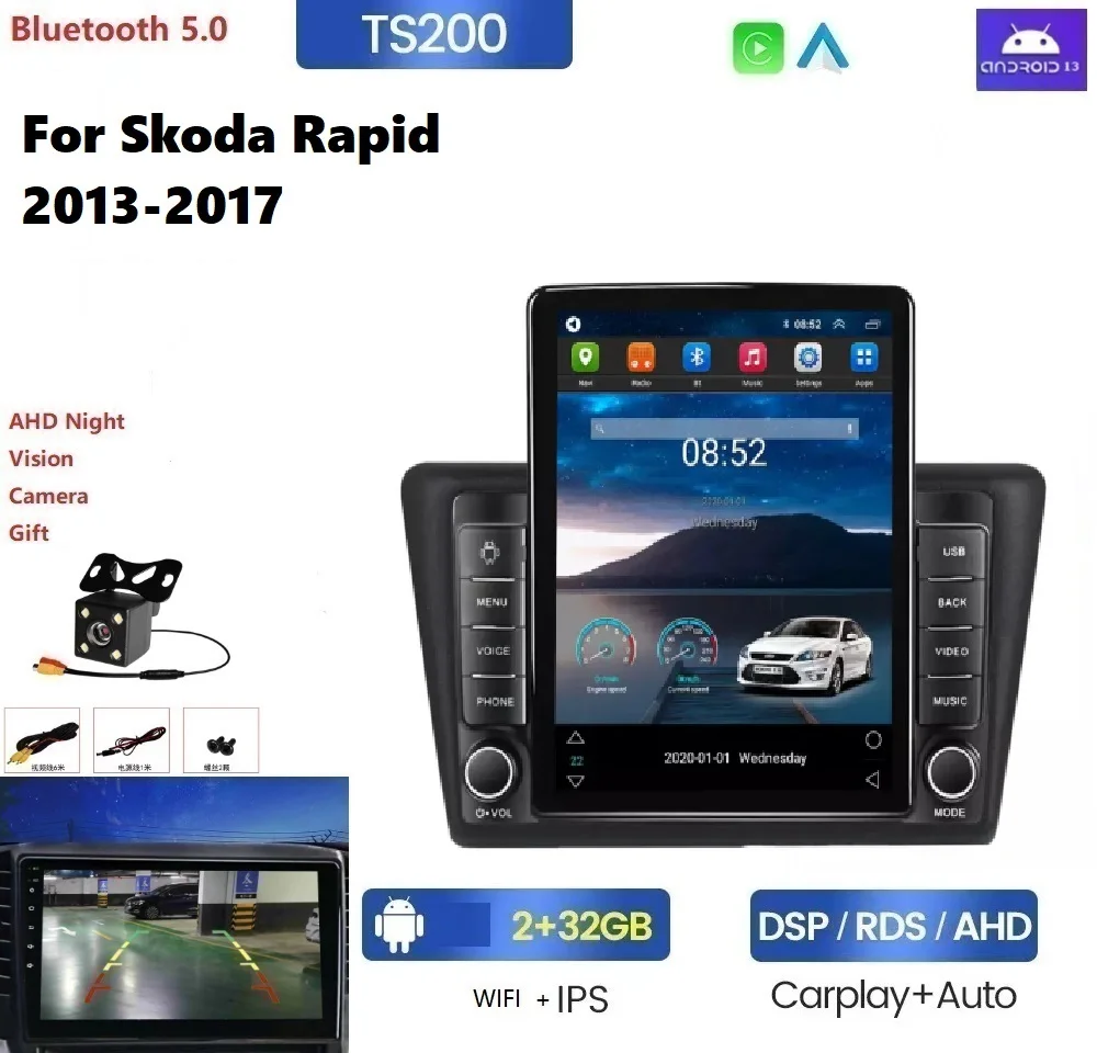 Android 13 8 + 128G 4G WIFI Автомагнитола для Skoda Rapid 2013-2017 Автомагнитола 360 камера GPS Автомагнитола android
Android 13 8 + 128G 4G WIFI Автомагнитола для Skoda Rapid 2013-2017 Автомагнитола 360 камера GPS Автомагнитола android