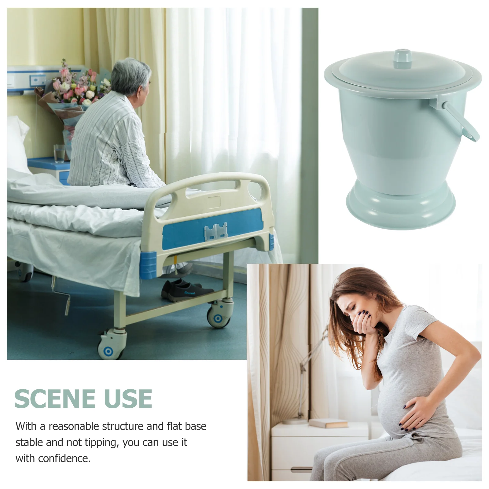Chamber Pot Plastic Spittoon Urine Bucket Portable Reusable Easy Clean Stable Base Household Spittoons and Urinals
Chamber Pot Plastic Spittoon Urine Bucket Portable Reusable Easy Clean Stable Base Household Spittoons and Urinals
