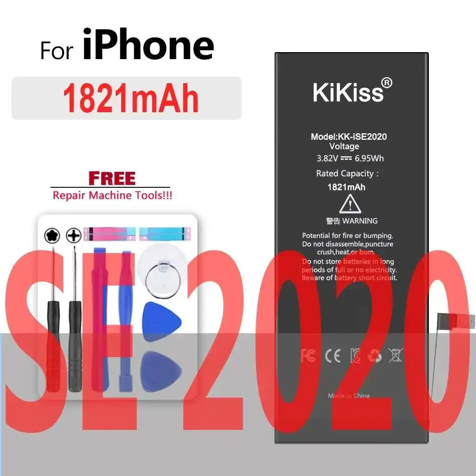 Новый аккумулятор для Iphone 7 8 SE 2 3G 3GS 4 4S 5 5S 5C 6 6S Plus X XR XS 11 Pro Max 7Plus Аккумулятор большой емкости с наклейкой Бесплатные инструменты
Новый аккумулятор для Iphone 7 8 SE 2 3G 3GS 4 4S 5 5S 5C 6 6S Plus X XR XS 11 Pro Max 7Plus Аккумулятор большой емкости с наклейкой Бесплатные инструменты