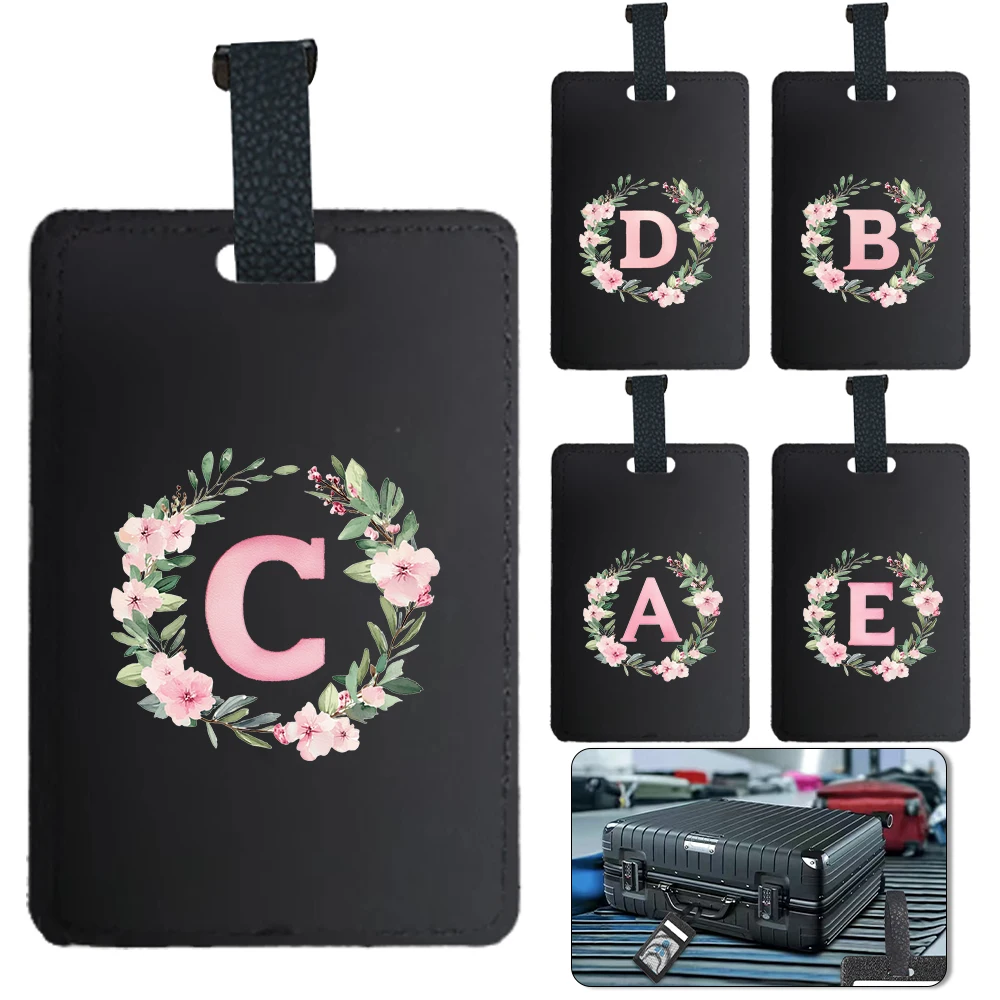 Luggage Tags Portable Boarding Passes Pu Leather Baggage Tag Luggage Accessories Suitable For Travel Outdoors Wreath Pattern
Luggage Tags Portable Boarding Passes Pu Leather Baggage Tag Luggage Accessories Suitable For Travel Outdoors Wreath Pattern