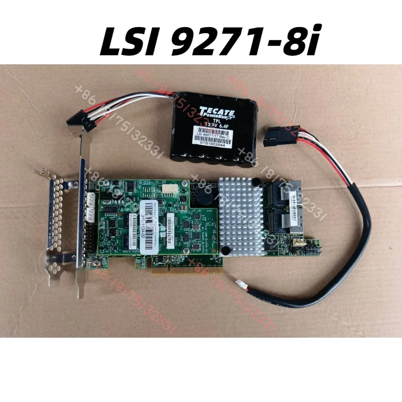 LSI MegaRAID 9271-8i PCIE3.0 8 Port 6Gb SATA SAS Raid Card
LSI MegaRAID 9271-8i PCIE3.0 8 Port 6Gb SATA SAS Raid Card