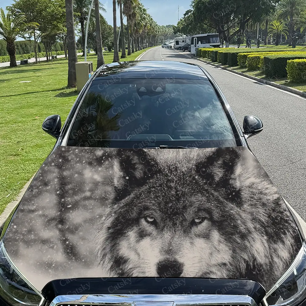 Car Decal Wolf with Gray Textural Artistic Fusion Design, Creating a Mysterious and Dominant Visual Car Hood Sticker, Waterproof
Car Decal Wolf with Gray Textural Artistic Fusion Design, Creating a Mysterious and Dominant Visual Car Hood Sticker, Waterproof