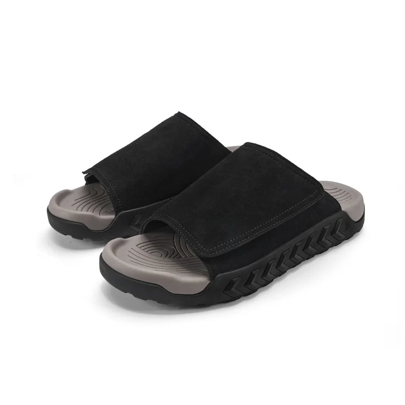 Men Big Size Slip On Slide Sandals Genuine Leather Casual Outdoor Slippers Non Slip Soft Sole Summer Beach Walking Shoes
Men Big Size Slip On Slide Sandals Genuine Leather Casual Outdoor Slippers Non Slip Soft Sole Summer Beach Walking Shoes
