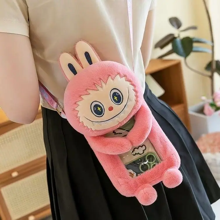 Labubu MINISO Anime Kawaii Ins Plush Transparent Transparent Shoulder Bag Cute Cartoon Storage Phone Accessories Bag Gifts Toys
Labubu MINISO Anime Kawaii Ins Plush Transparent Transparent Shoulder Bag Cute Cartoon Storage Phone Accessories Bag Gifts Toys