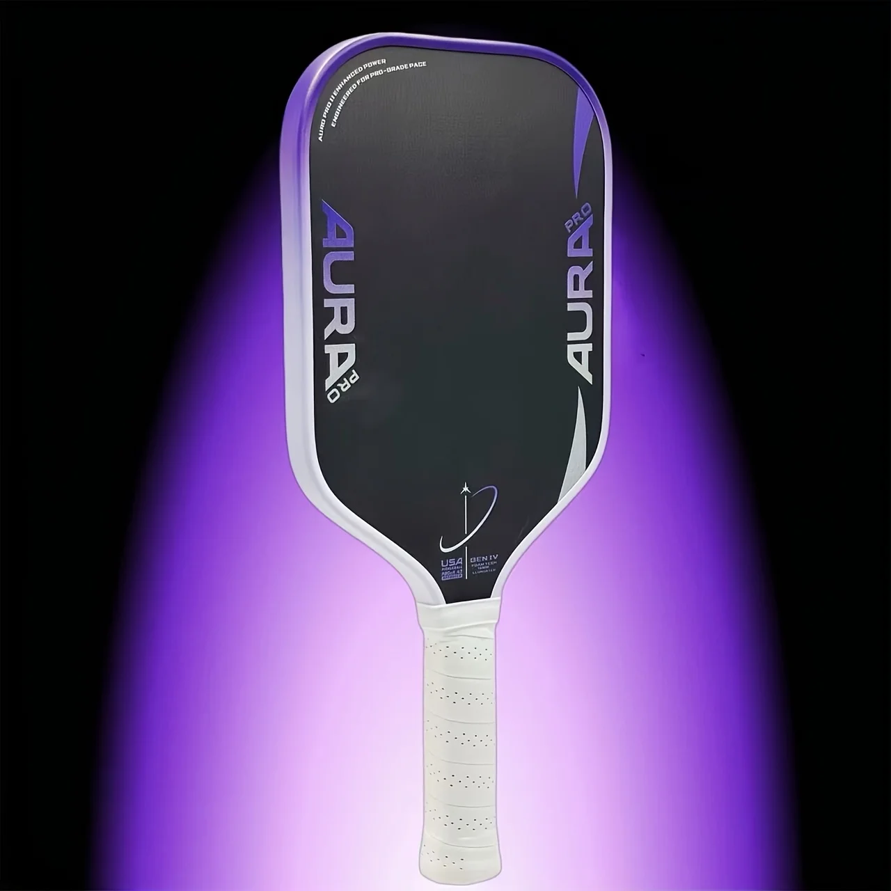 AURA Pro T700 Carbon Fiber Pickleball Paddlle, Textured Surface, Polymer Power Core, Elongated Face, Enhanced Power&Spin
AURA Pro T700 Carbon Fiber Pickleball Paddlle, Textured Surface, Polymer Power Core, Elongated Face, Enhanced Power&Spin