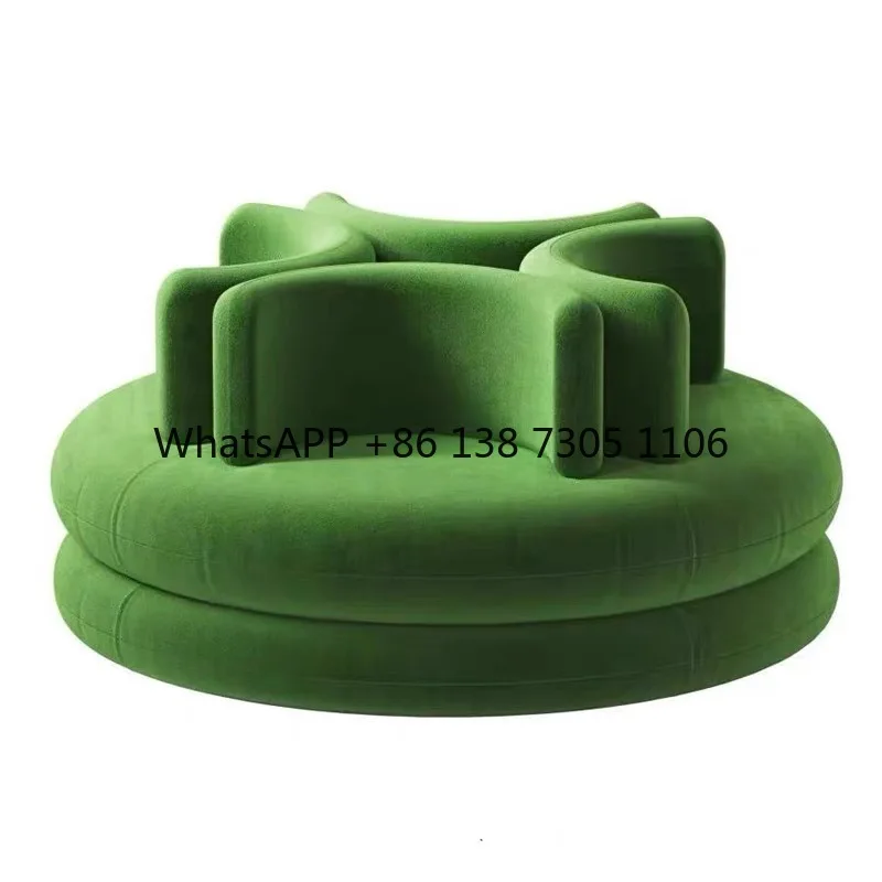Nordic round petal sofa creative special-shaped multi-person hotel lobby beauty salon clothing store reception
Nordic round petal sofa creative special-shaped multi-person hotel lobby beauty salon clothing store reception