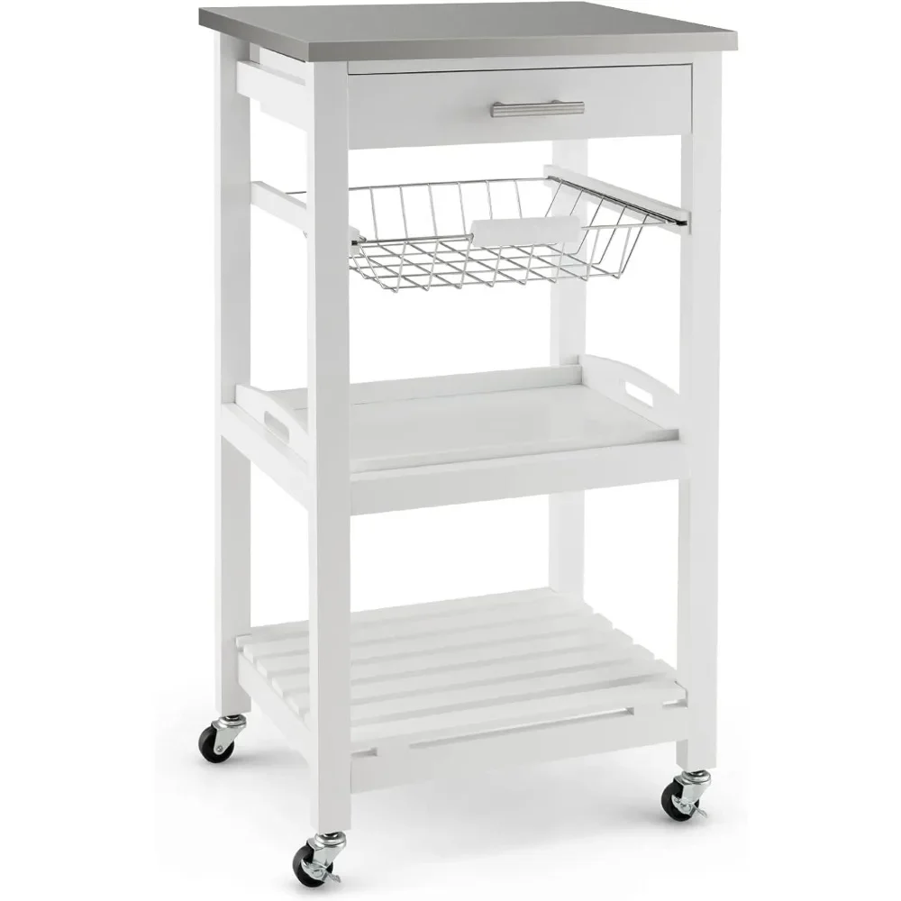 Kitchen Island Cart Rolling Kitchen Trolley with Stainless Steel Tabletop Utility Storage Cart Restaurant Hotel Serving Cart wi
Kitchen Island Cart Rolling Kitchen Trolley with Stainless Steel Tabletop Utility Storage Cart Restaurant Hotel Serving Cart wi