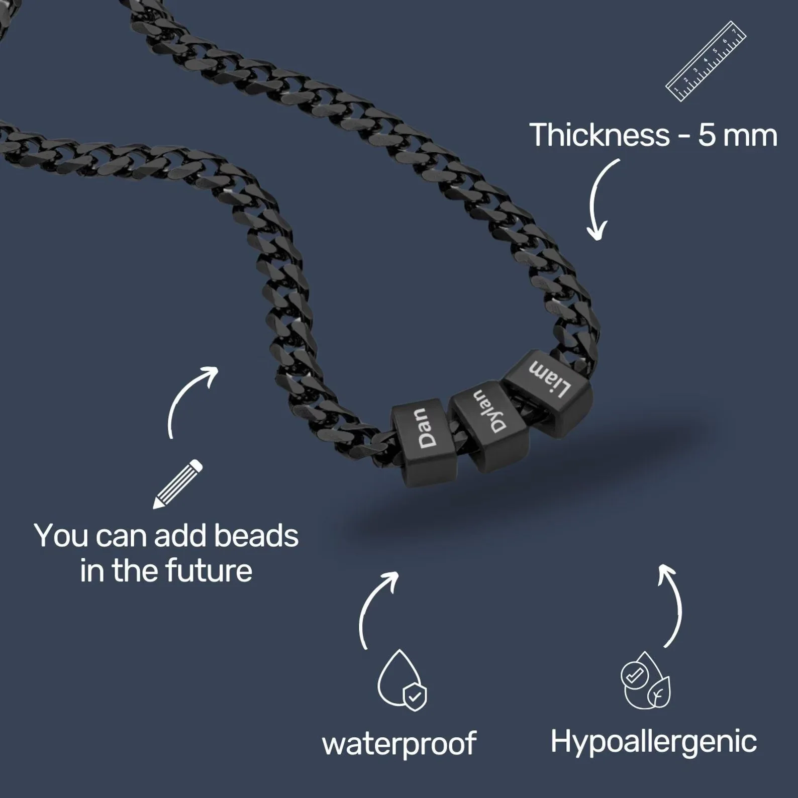 Multiple Blocks DIY Engraved Name Necklace Men's Women's Multi Color Stainless Steel Pendant Necklace Customized Festival Gifts
Multiple Blocks DIY Engraved Name Necklace Men's Women's Multi Color Stainless Steel Pendant Necklace Customized Festival Gifts