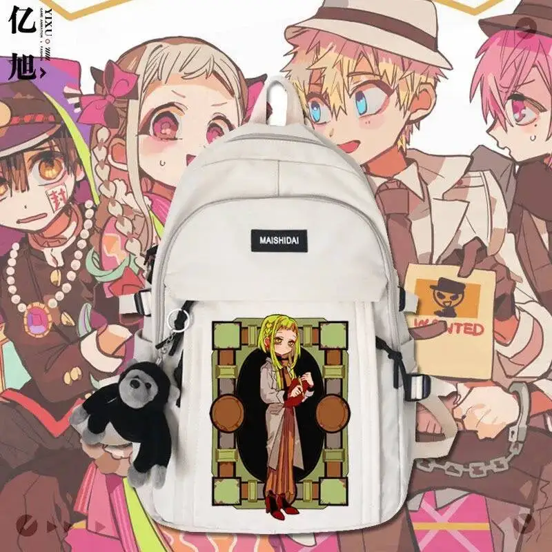 Anime Game Black White Green Red Jibaku Shounen Toilet-Bound Hanako-Kun Teens School Bags Backpacks
Anime Game Black White Green Red Jibaku Shounen Toilet-Bound Hanako-Kun Teens School Bags Backpacks