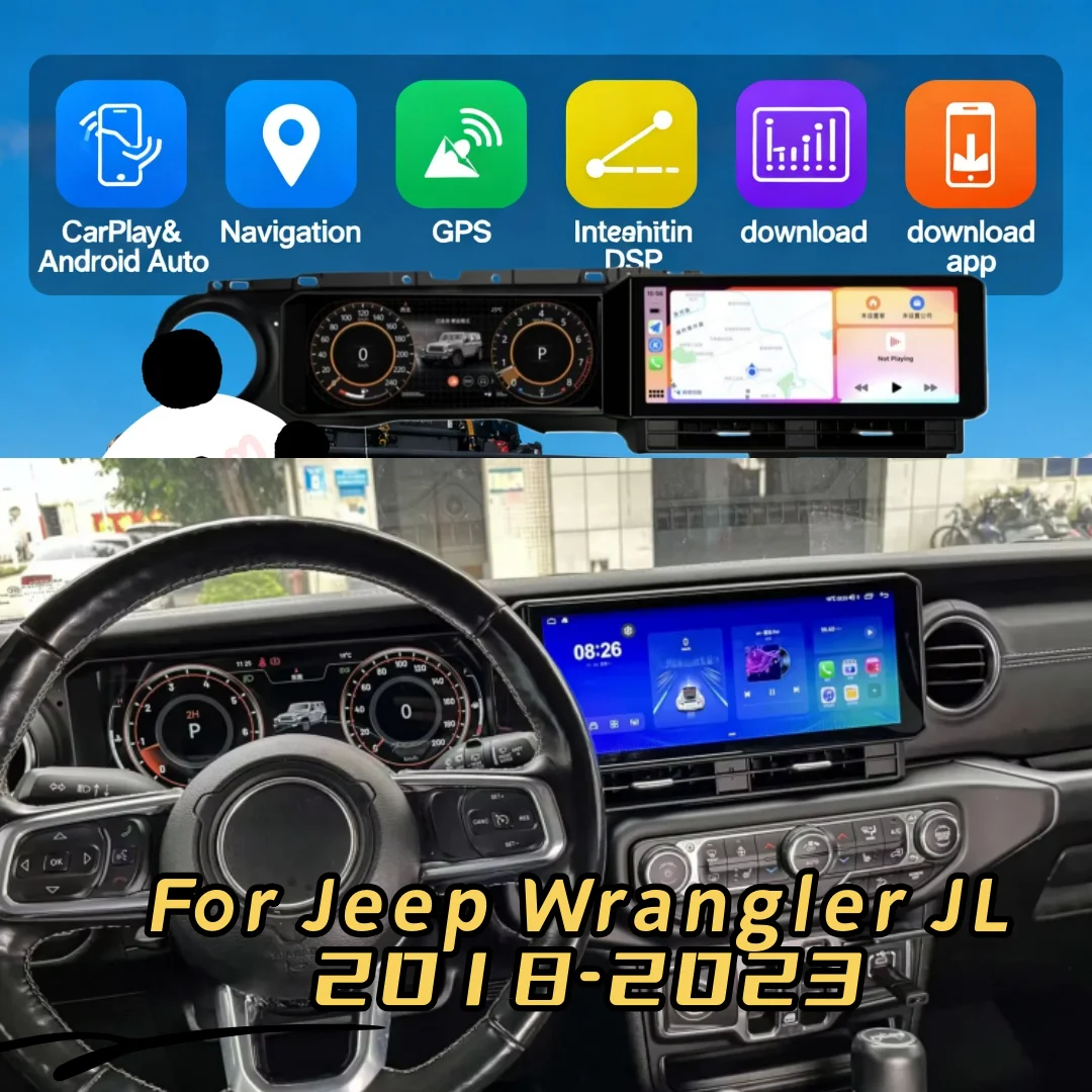 Autoradio For JEEP Wrangler JL 2018 2019 2020 2021 2022 2023 Dual 12.3" Car Radio Stereo Multimedia Video GPS Carplay Head Unit
Autoradio For JEEP Wrangler JL 2018 2019 2020 2021 2022 2023 Dual 12.3" Car Radio Stereo Multimedia Video GPS Carplay Head Unit