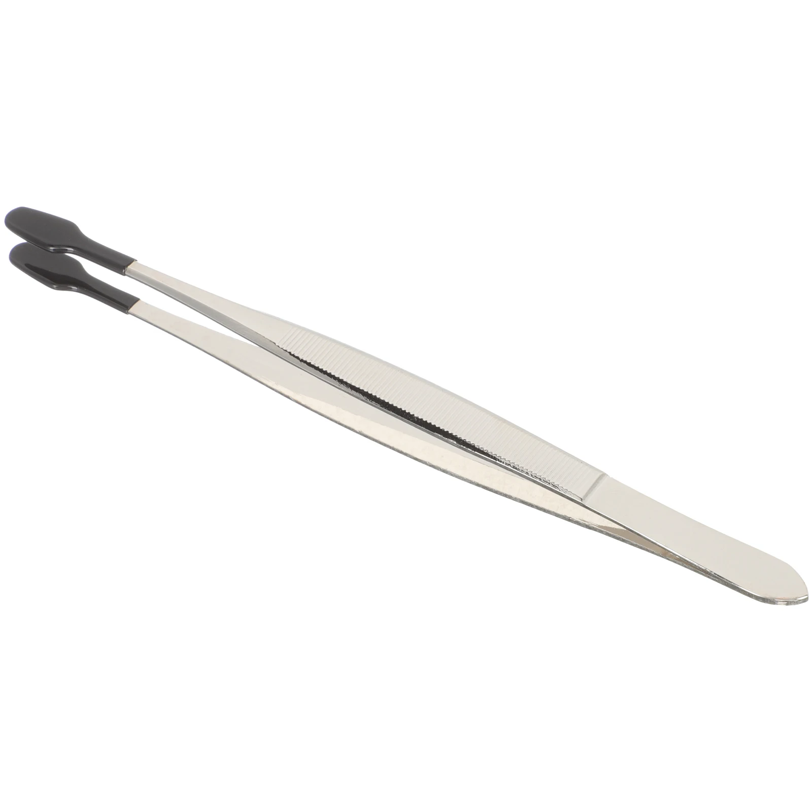 Rubber Coated Tweezers 15cm Flat Tip Stainless Steel Craft Tweezers for Stamps Coins Beads Jewelry Making Industrial
Rubber Coated Tweezers 15cm Flat Tip Stainless Steel Craft Tweezers for Stamps Coins Beads Jewelry Making Industrial